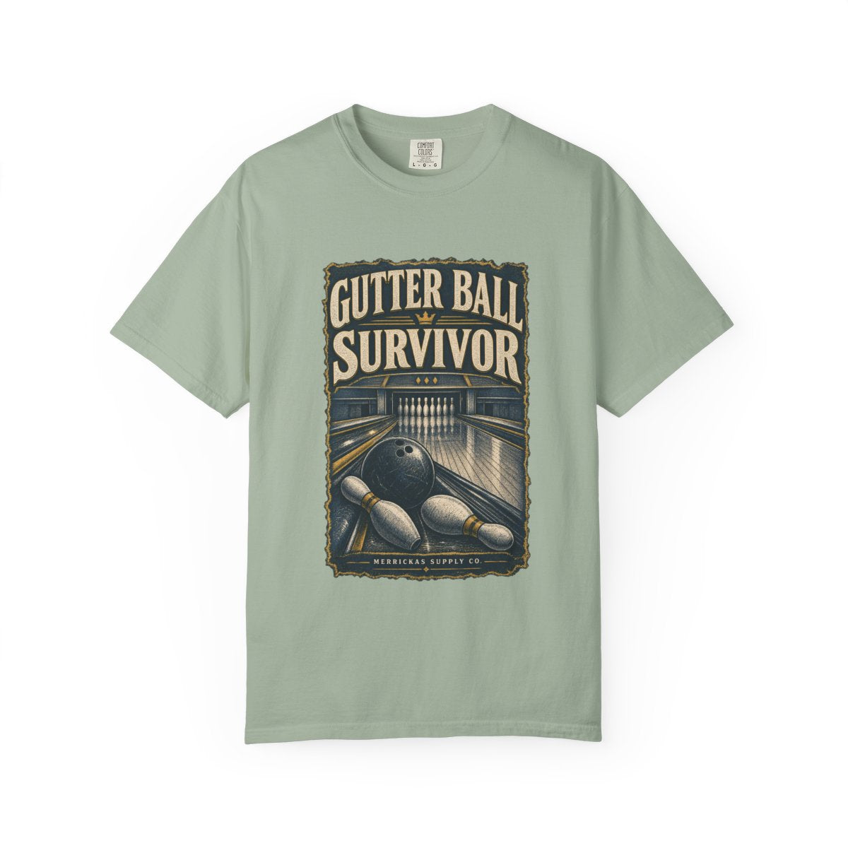 Gutter Ball Survivor Garment-Dyed Tee