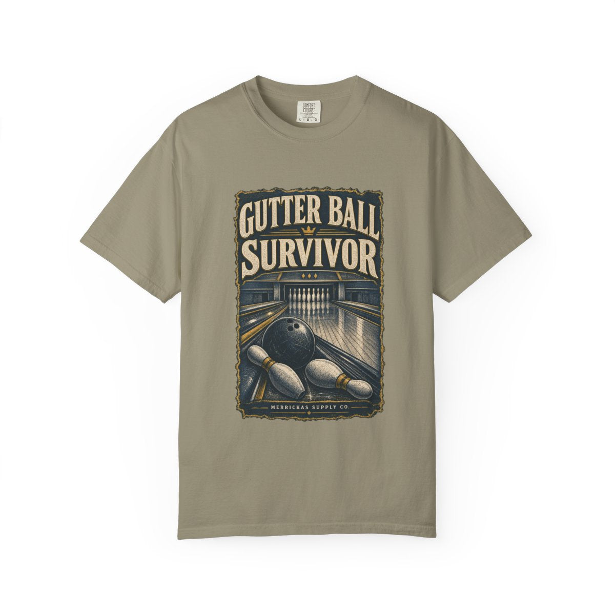 Gutter Ball Survivor Garment-Dyed Tee