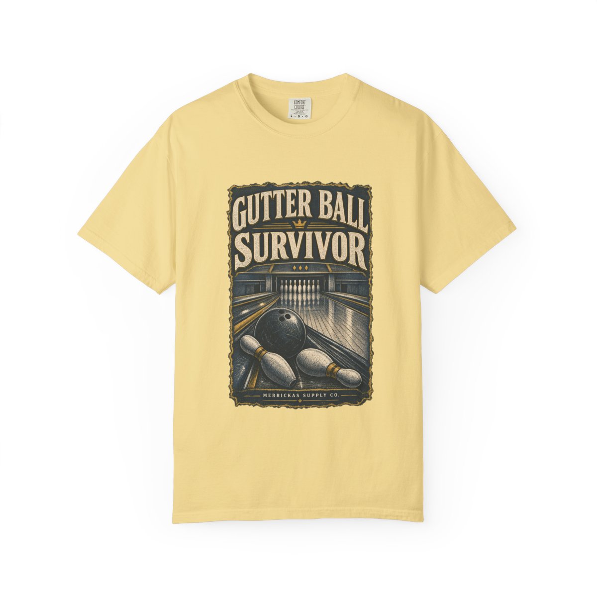 Gutter Ball Survivor Garment-Dyed Tee