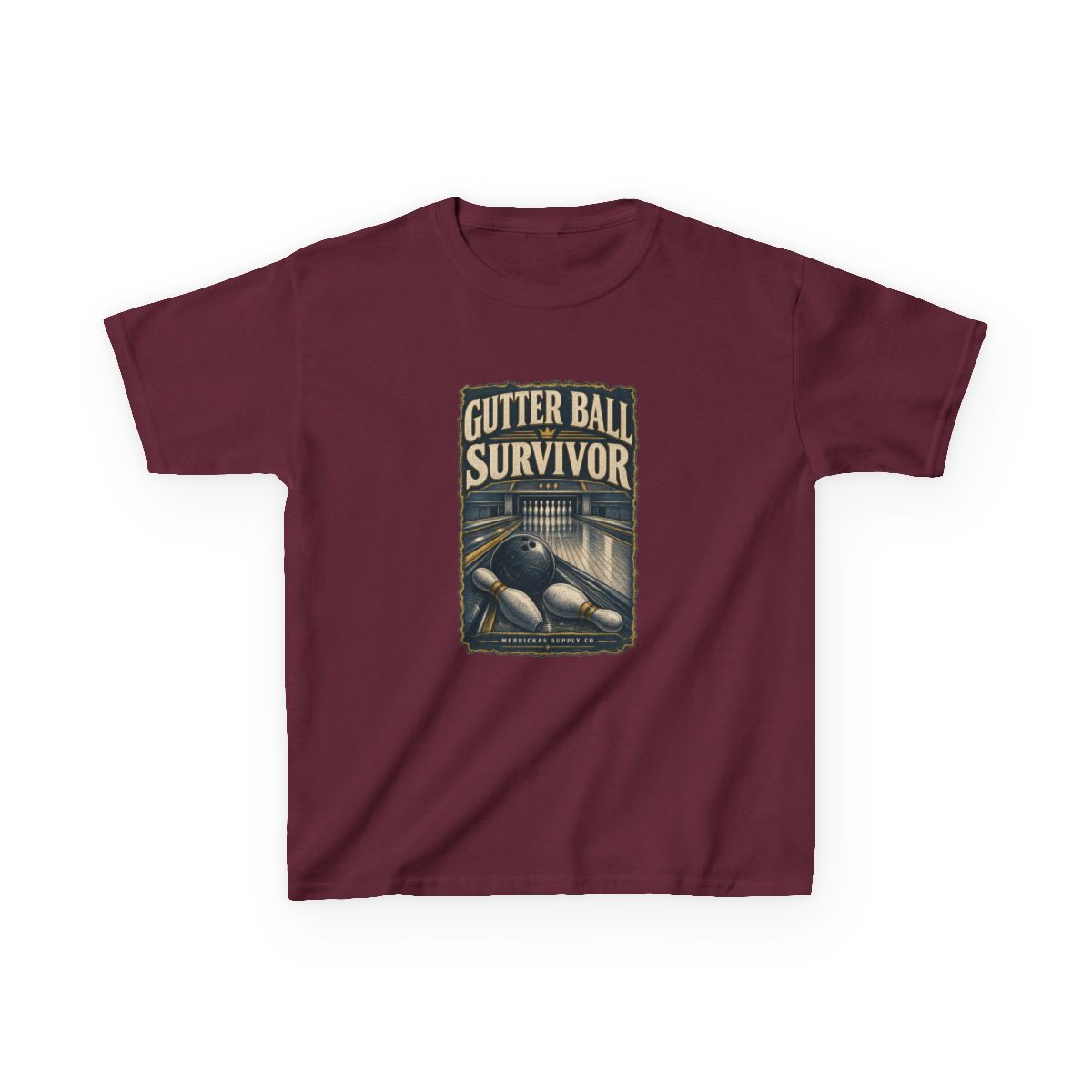 Gutter Ball Survivor Kids Tee