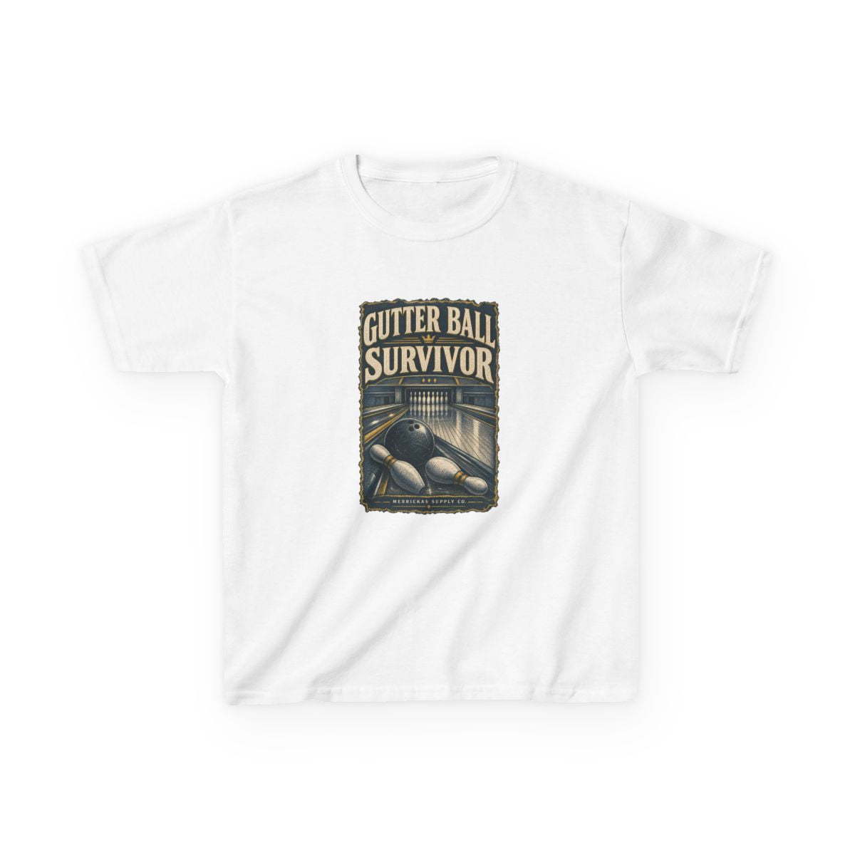 Gutter Ball Survivor Kids Tee