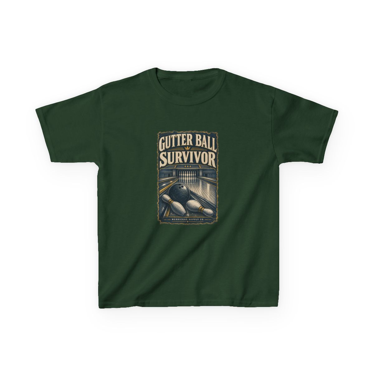 Gutter Ball Survivor Kids Tee