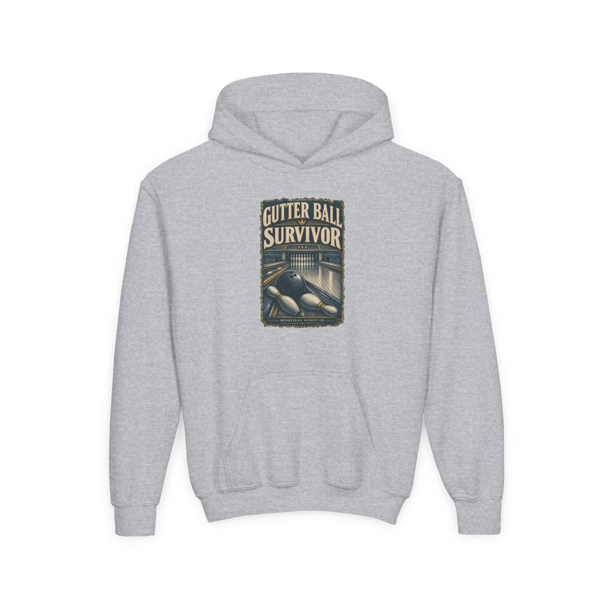 Gutter Ball Survivor Youth Hoodie