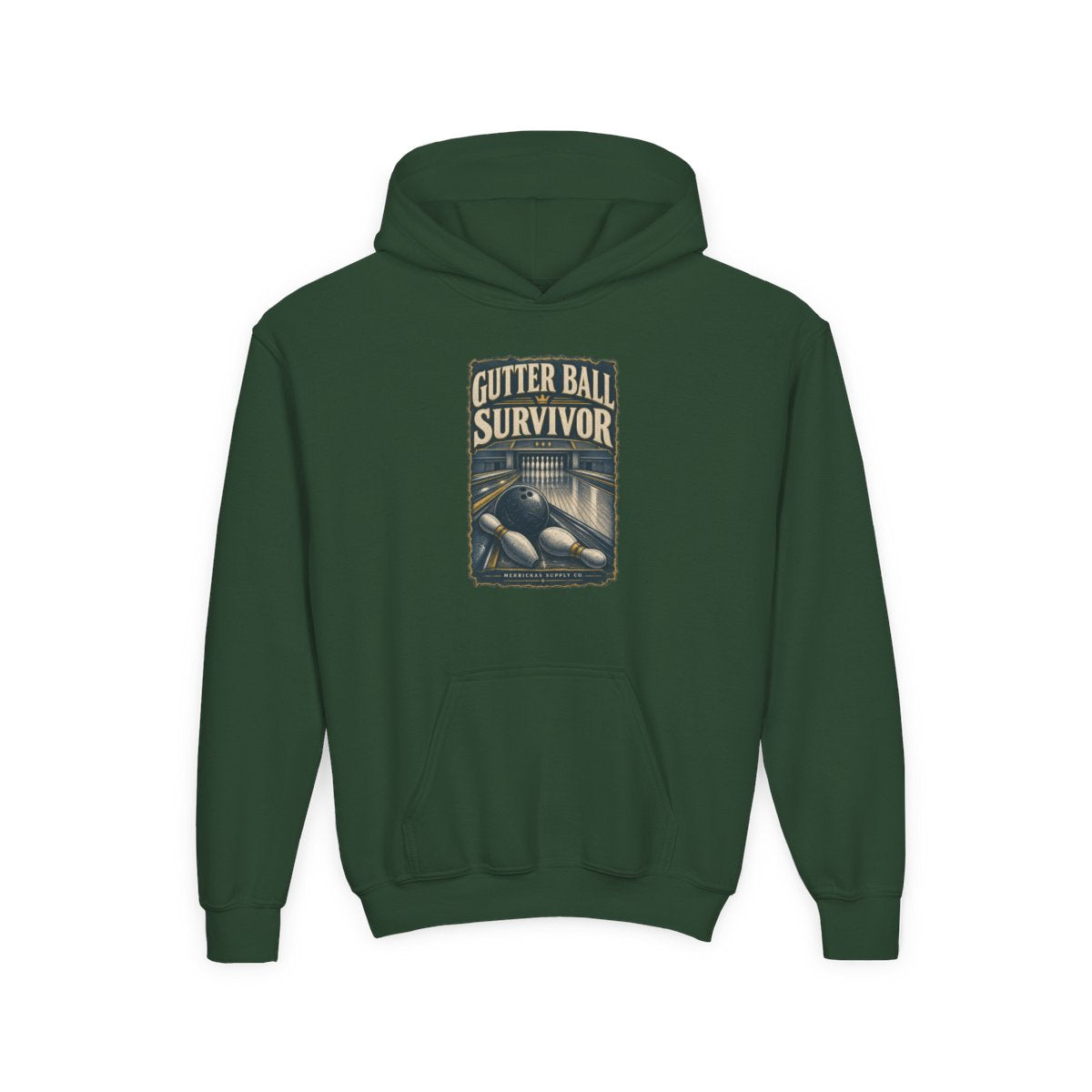 Gutter Ball Survivor Youth Hoodie