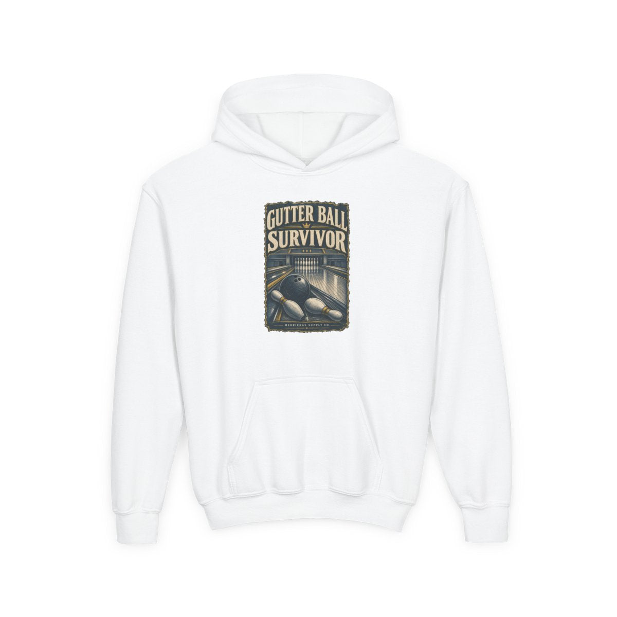 Gutter Ball Survivor Youth Hoodie