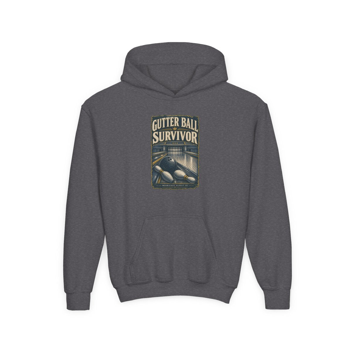 Gutter Ball Survivor Youth Hoodie