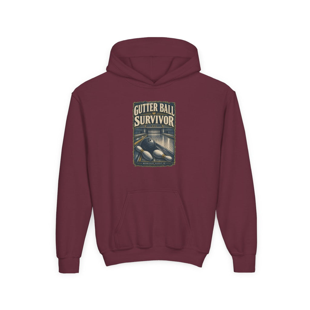Gutter Ball Survivor Youth Hoodie