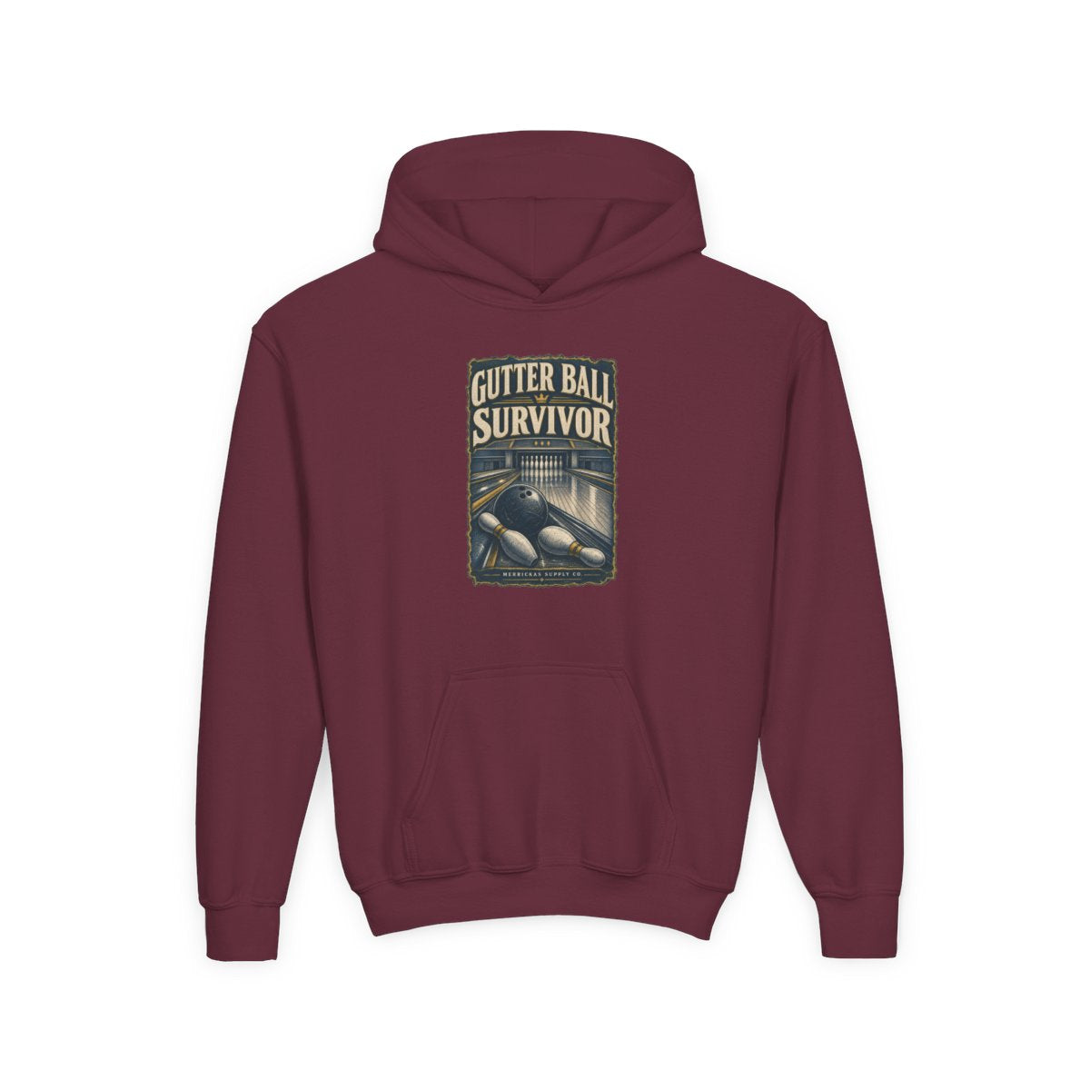 Gutter Ball Survivor Youth Hoodie