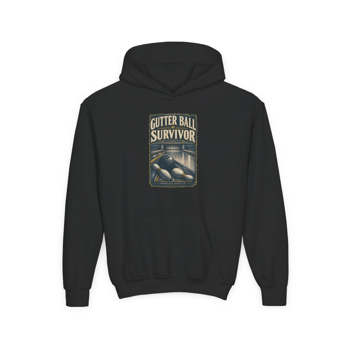 Gutter Ball Survivor Youth Hoodie