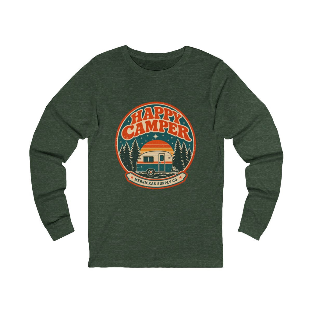Happy Camper Long Sleeve Tee