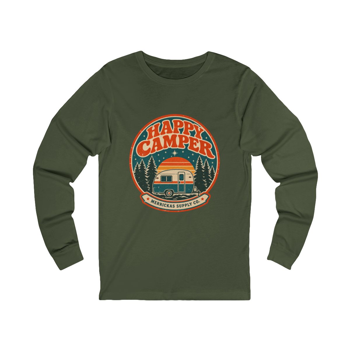 Happy Camper Long Sleeve Tee