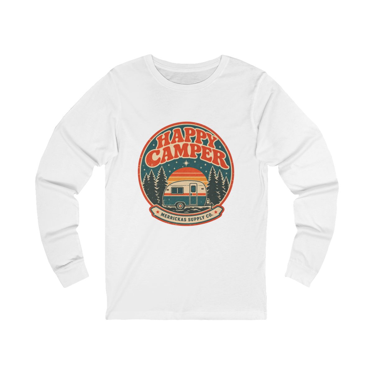 Happy Camper Long Sleeve Tee