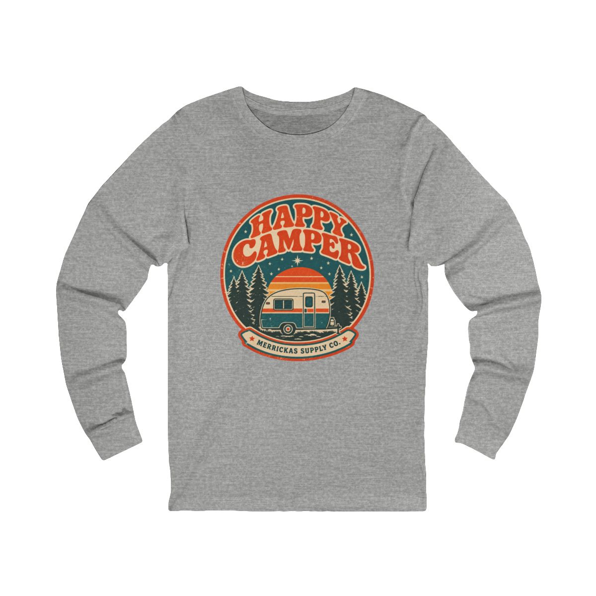 Happy Camper Long Sleeve Tee