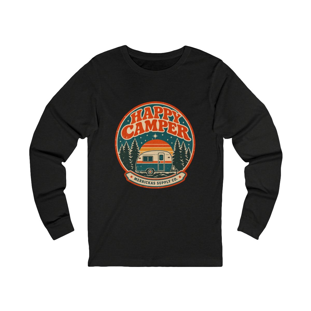 Happy Camper Long Sleeve Tee