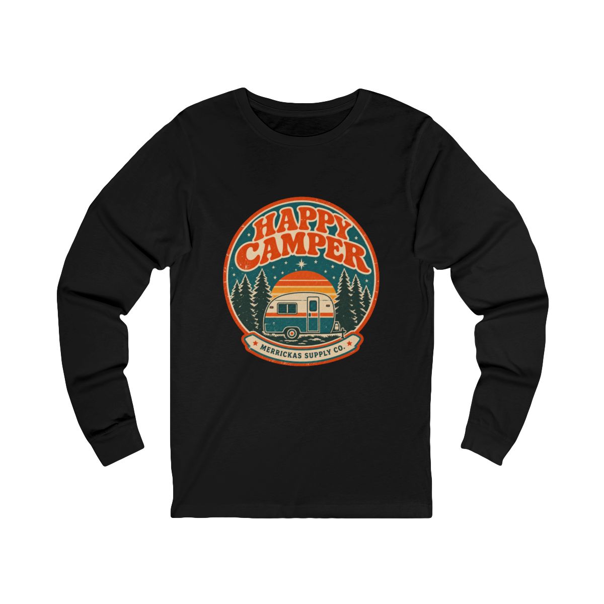 Happy Camper Long Sleeve Tee