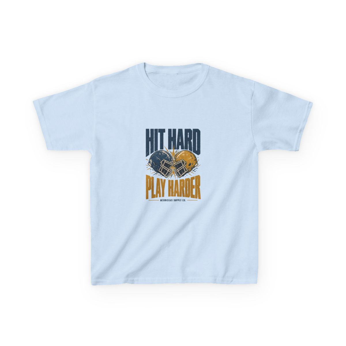 Hit Hard Play Harder Kids Tee