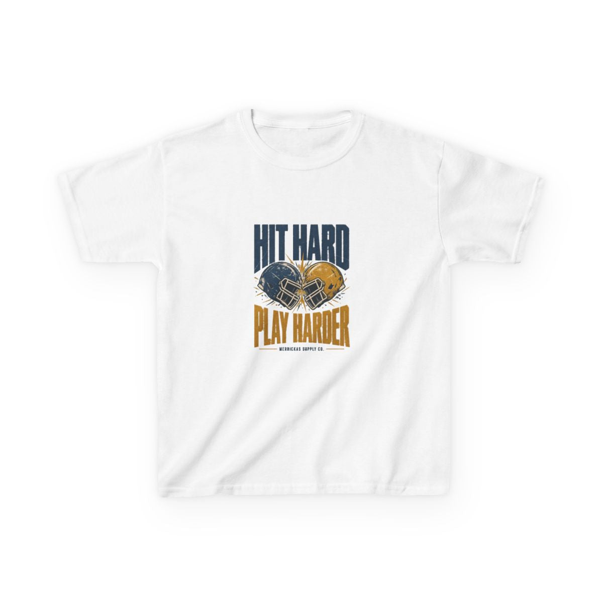 Hit Hard Play Harder Kids Tee