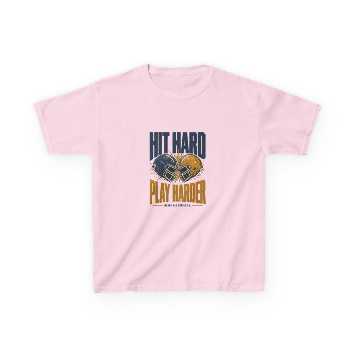Hit Hard Play Harder Kids Tee