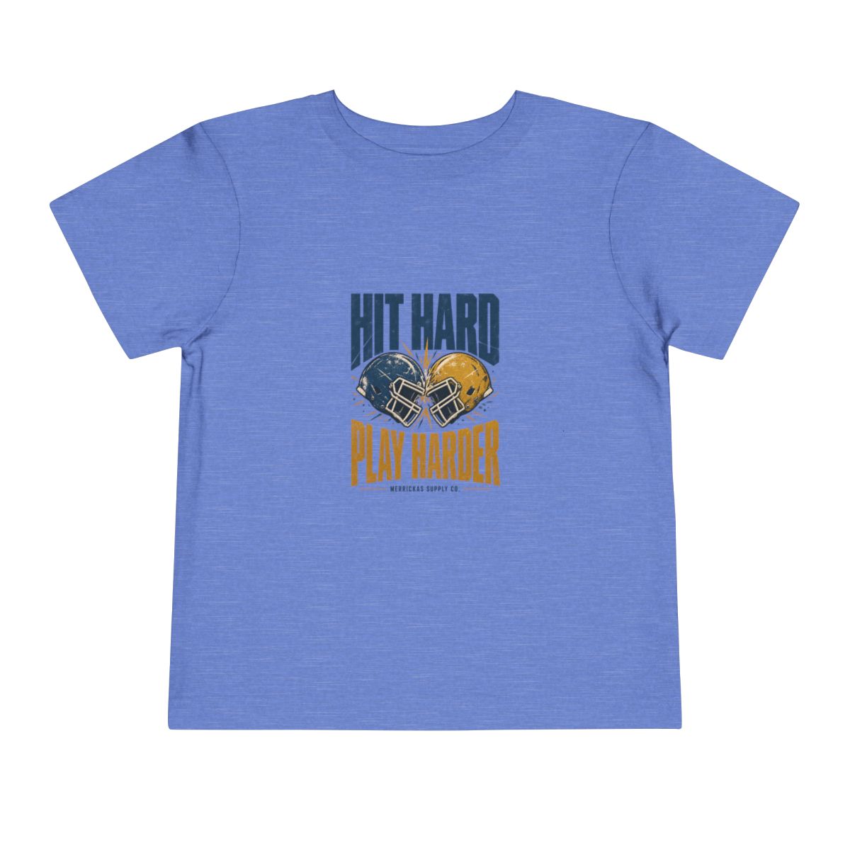 Hit Hard Play Harder Toddler Tee