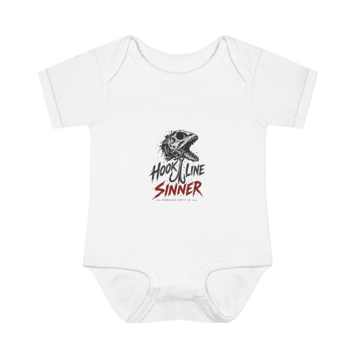 Hook Line Sinner Baby Onesie