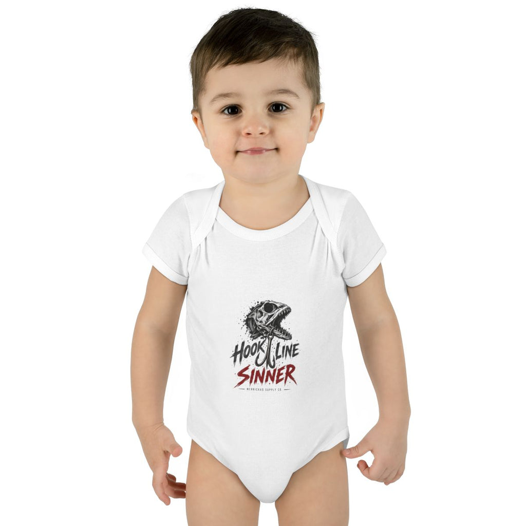 Hook Line Sinner Baby Onesie