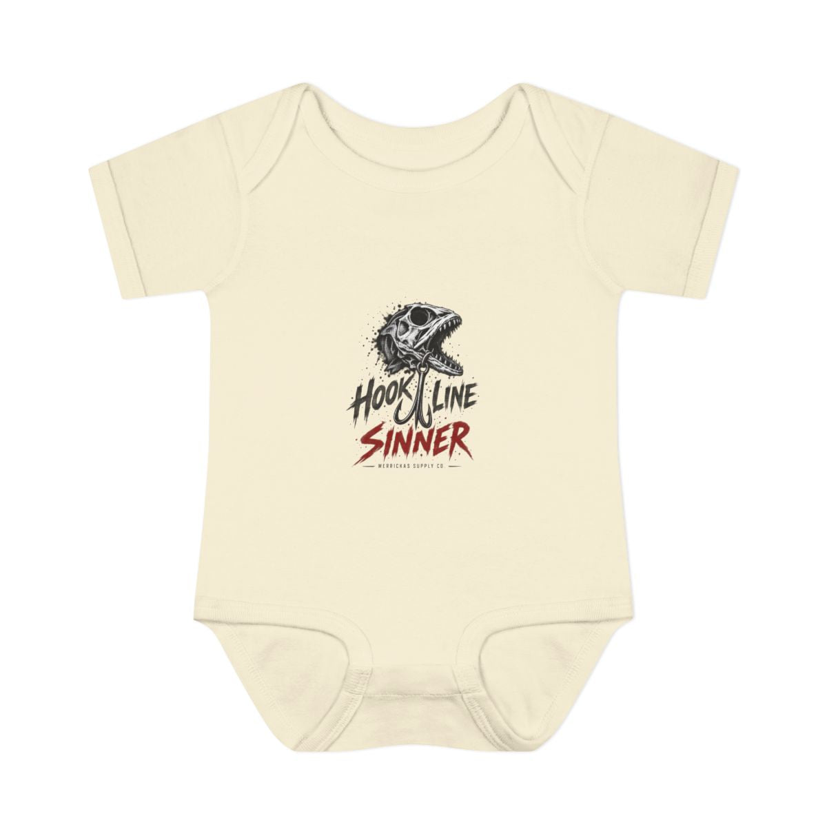 Hook Line Sinner Baby Onesie