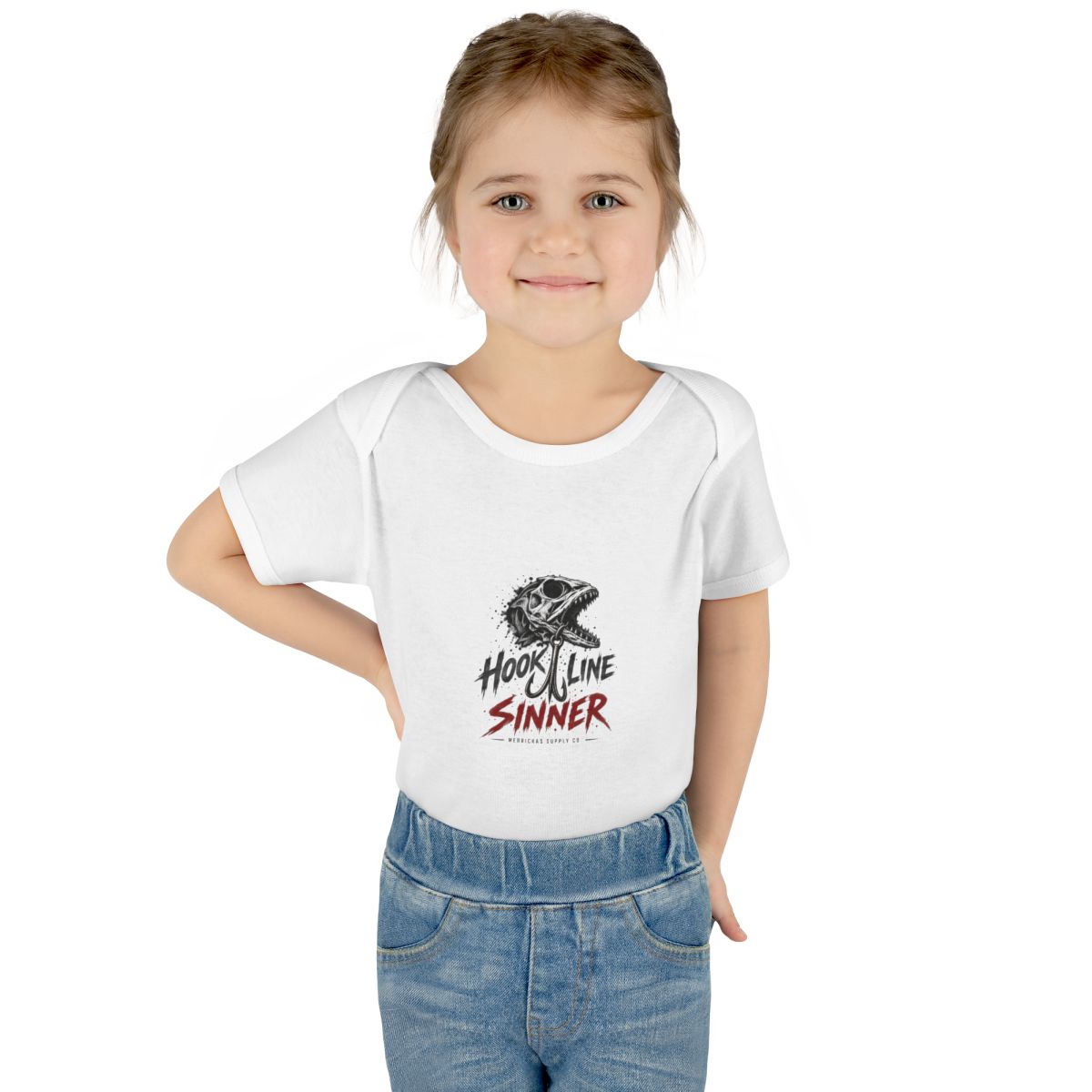 Hook Line Sinner Baby Onesie