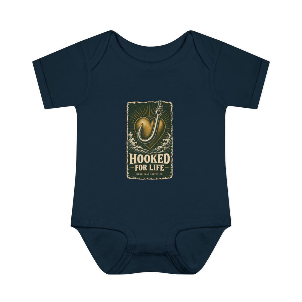 Hooked For Life Baby Onesie