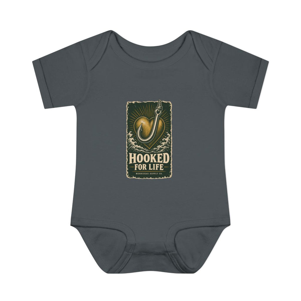 Hooked For Life Baby Onesie