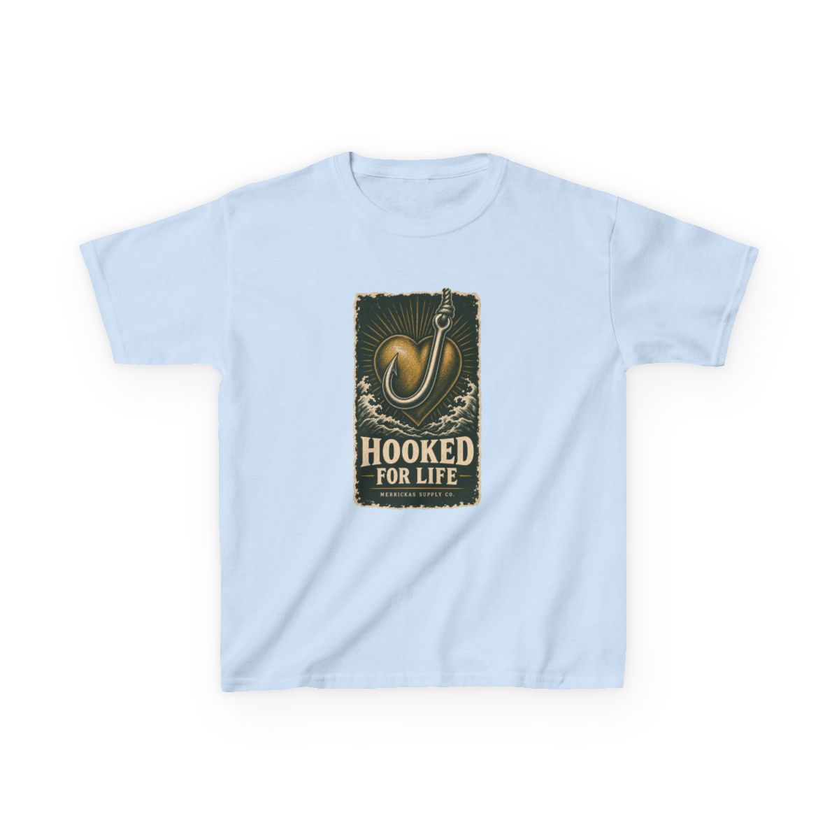 Hooked For Life Kids Tee