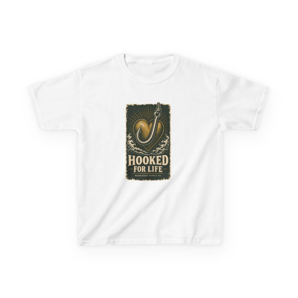 Hooked For Life Kids Tee