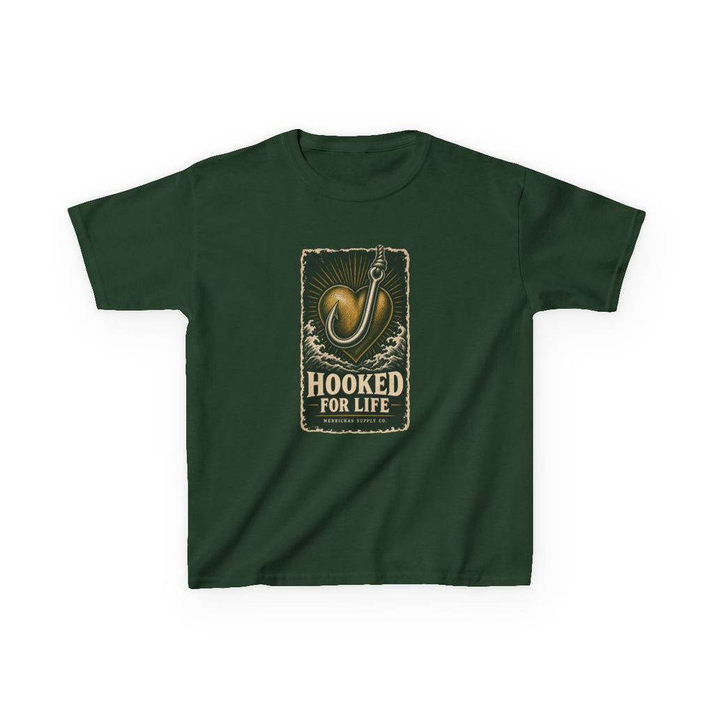Hooked For Life Kids Tee