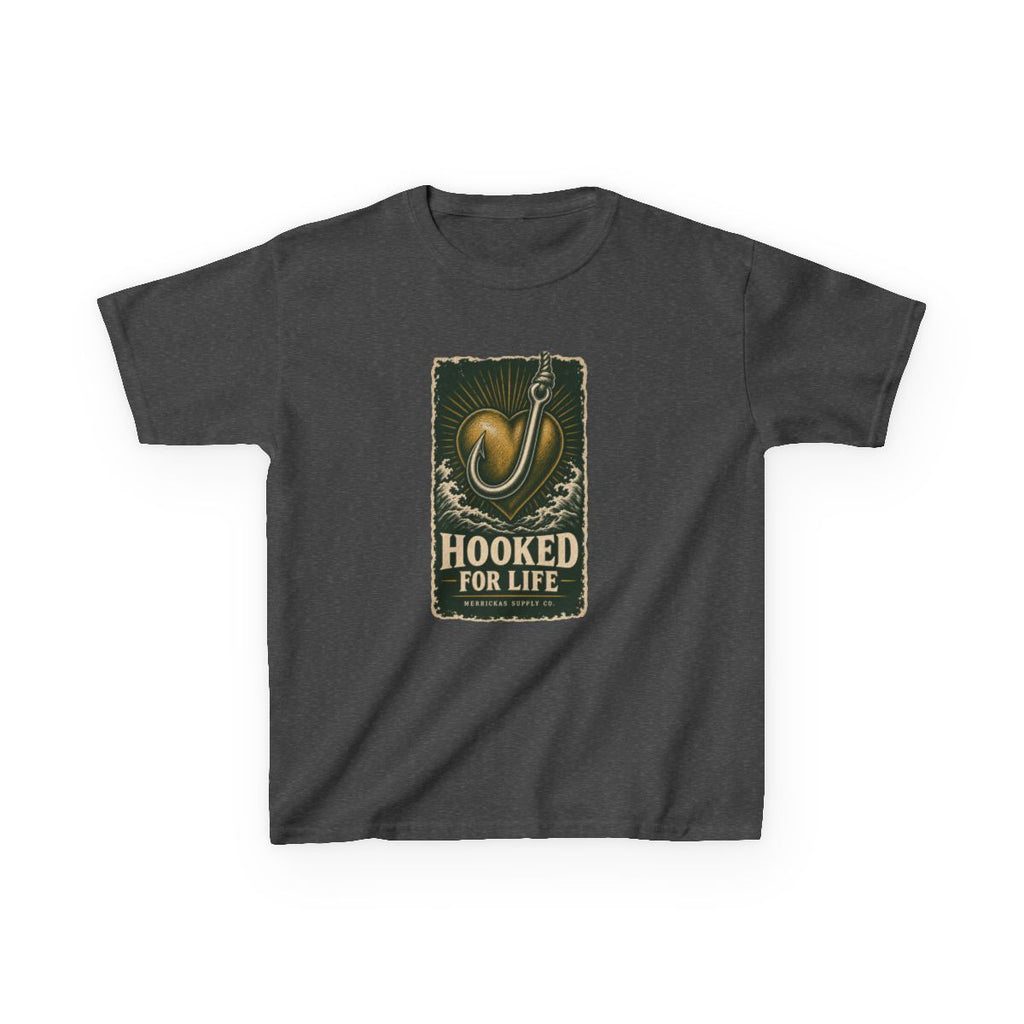 Hooked For Life Kids Tee