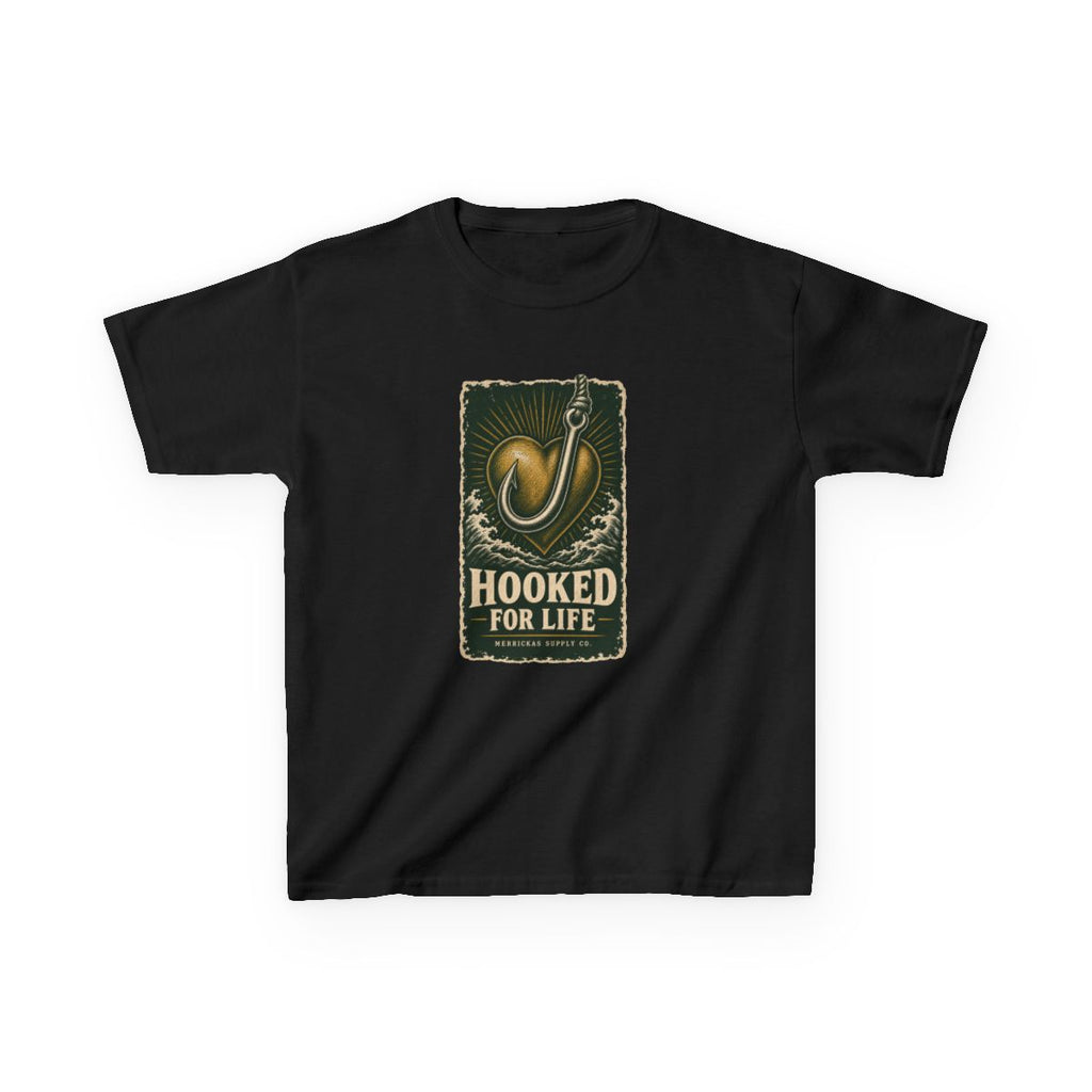 Hooked For Life Kids Tee
