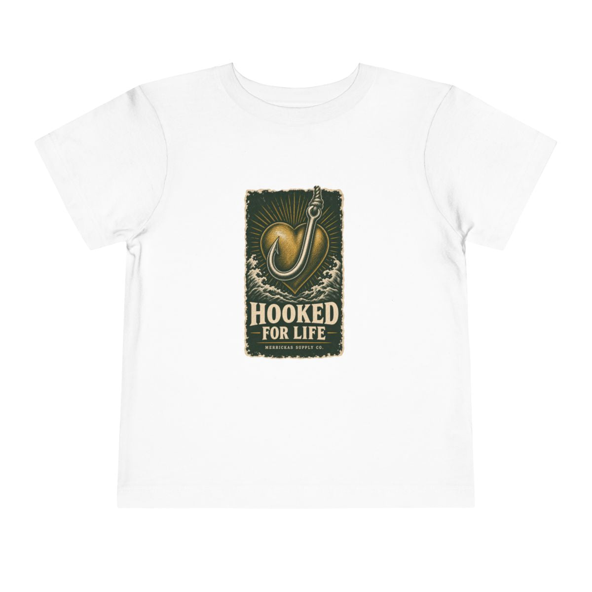 Hooked For Life Toddler Tee