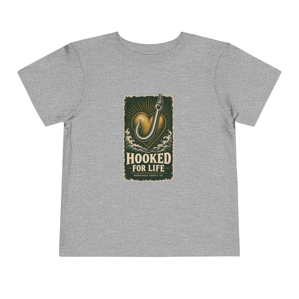 Hooked For Life Toddler Tee