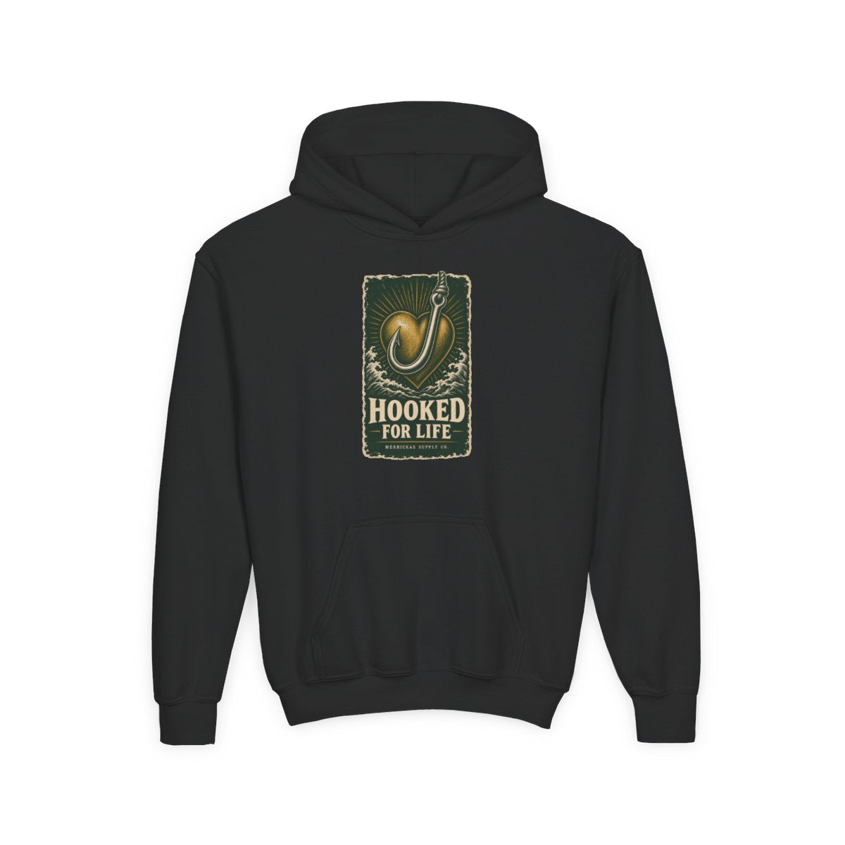 Hooked For Life Youth Hoodie