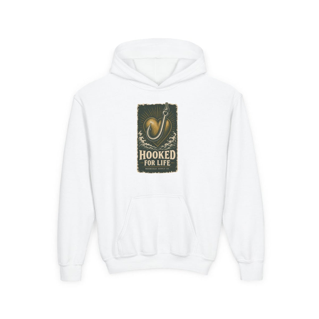 Hooked For Life Youth Hoodie