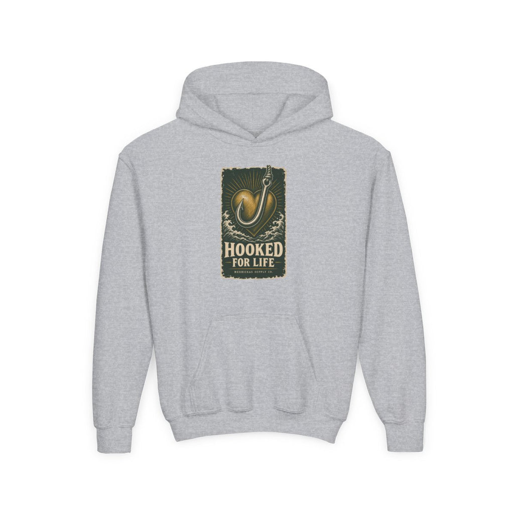Hooked For Life Youth Hoodie