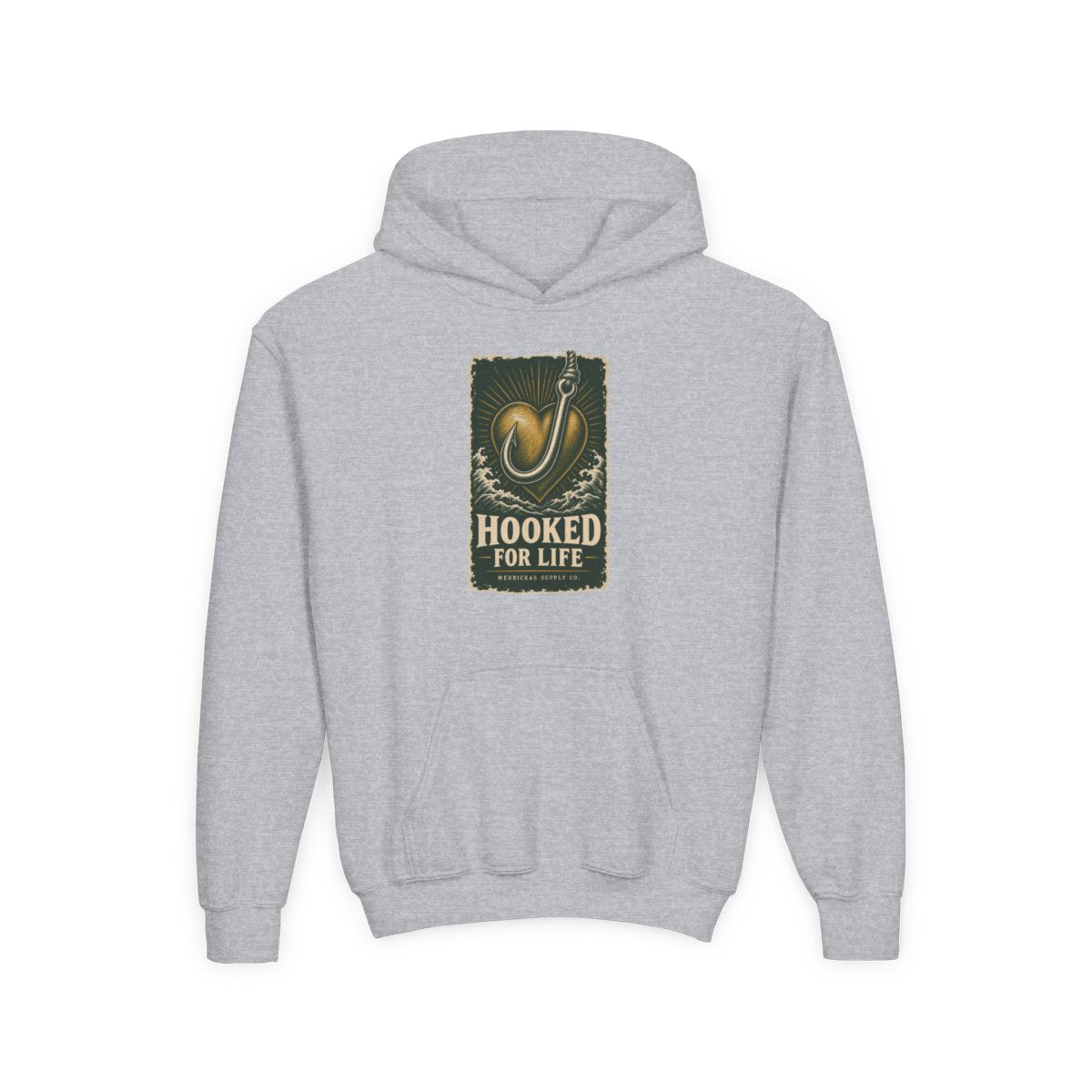 Hooked For Life Youth Hoodie