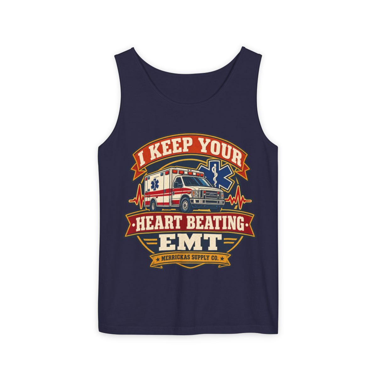 I Keep Your Heart Beating Garment-Dyed Tank