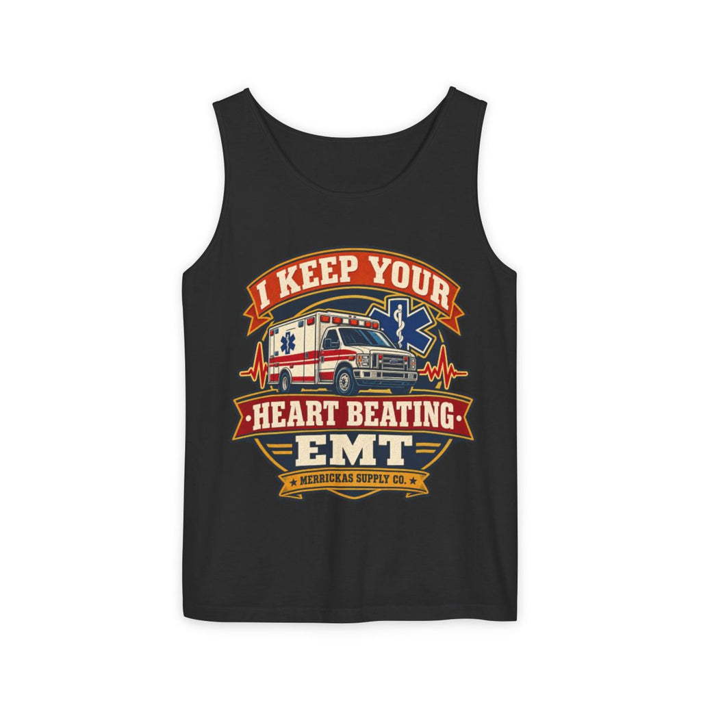 I Keep Your Heart Beating Garment-Dyed Tank