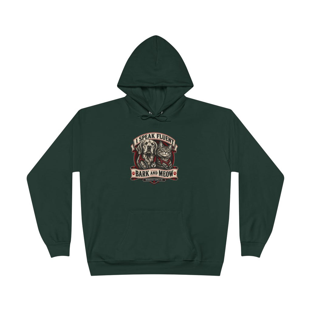 I Speak Fluent Bark And Meow Heavyweight Hoodie