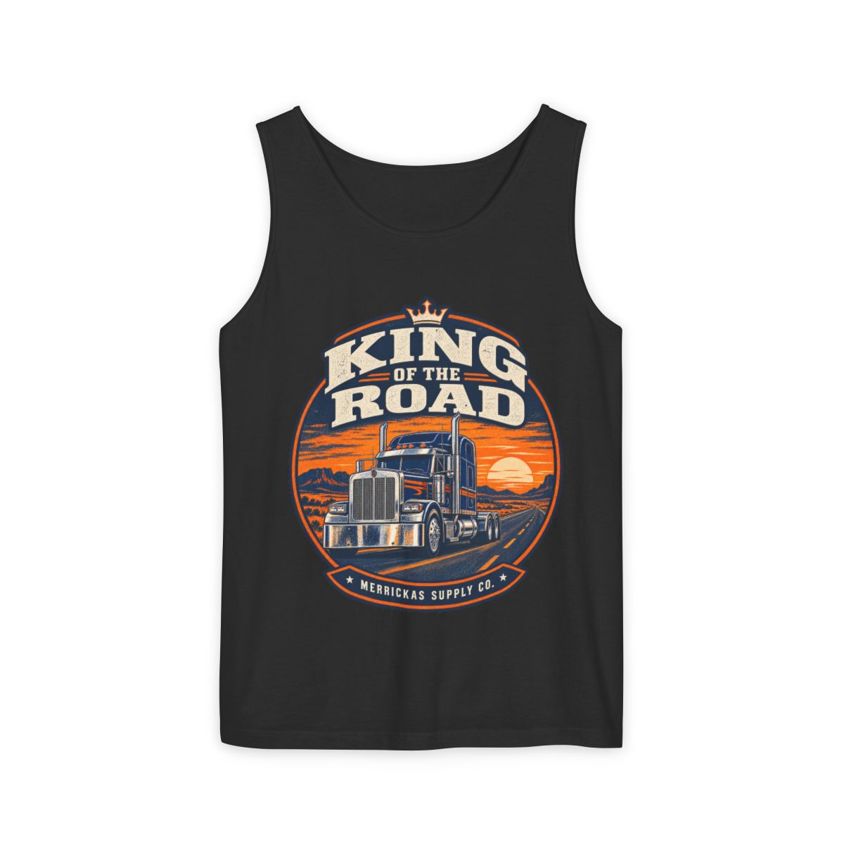 King Of The Road Garment-Dyed Tank