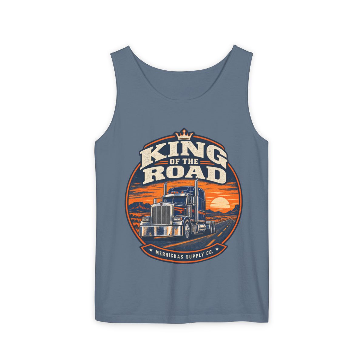 King Of The Road Garment-Dyed Tank