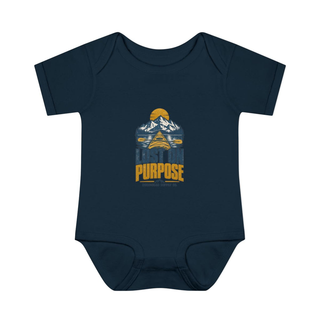 Lost On Purpose Baby Onesie