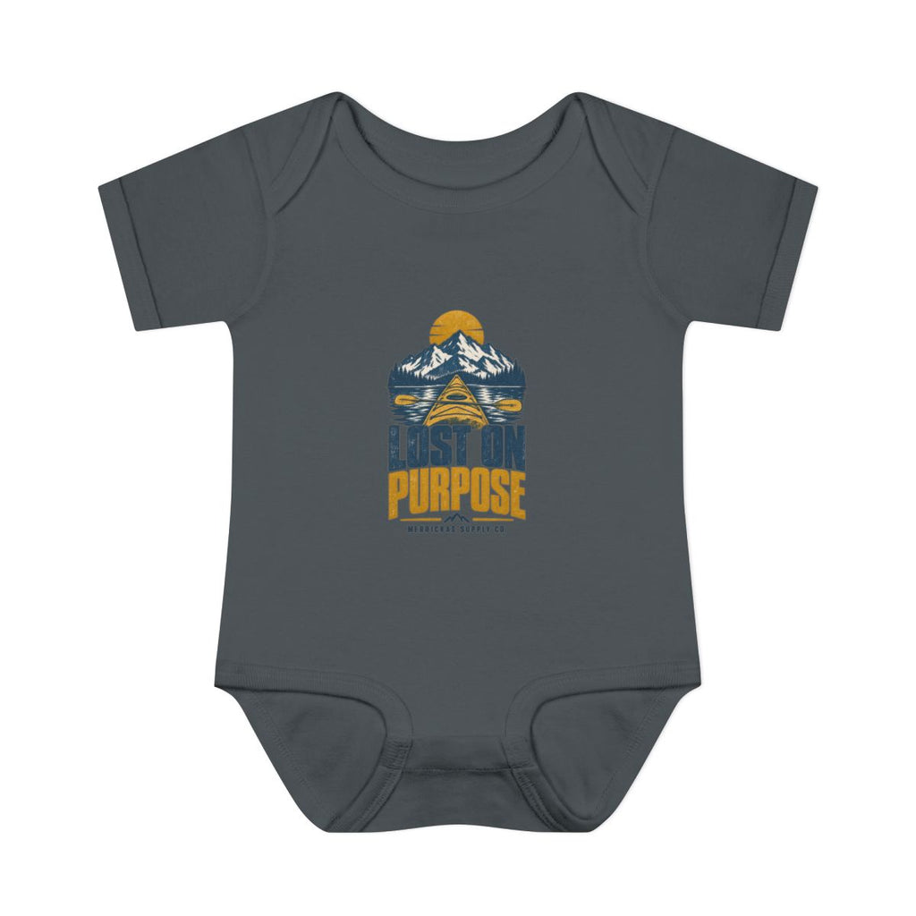 Lost On Purpose Baby Onesie