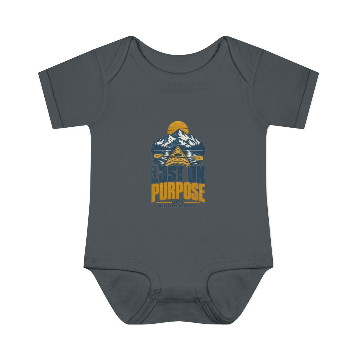 Lost On Purpose Baby Onesie