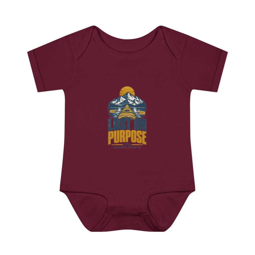 Lost On Purpose Baby Onesie