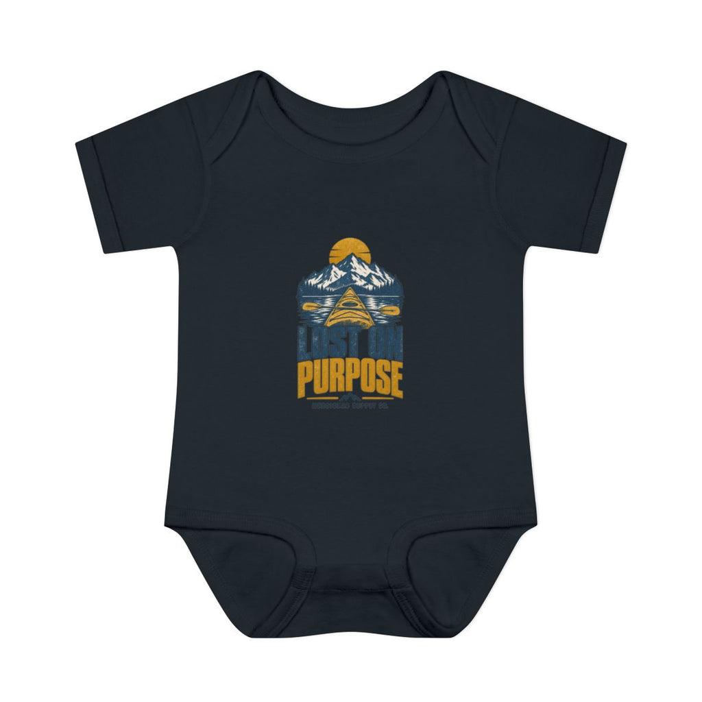 Lost On Purpose Baby Onesie